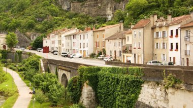 Quay in Cahors clipart