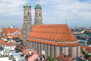 Frauenkirche Cathedral Church in Munich clipart