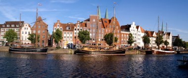 lubek yılında eski ticaret gemileri