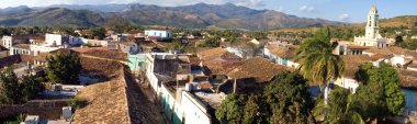 Old town Trinidad, Cuba, Panorama (1) clipart