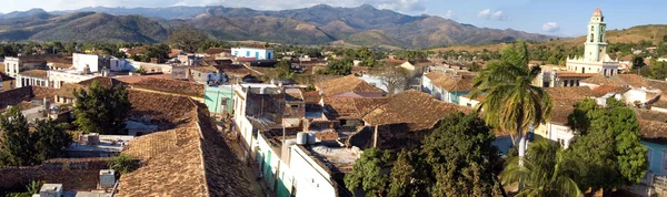 古い町トリニダード、キューバ、パノラマ （1) ロイヤリティフリーのストック写真
