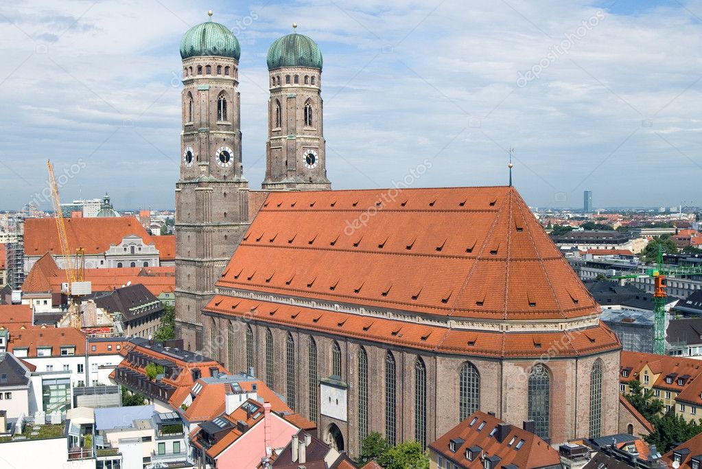 Frauenkirche Cathedral Church in Munich — Stock Photo © katsyka #1298709