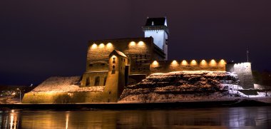 Herman Castle in Narva, Estonia clipart