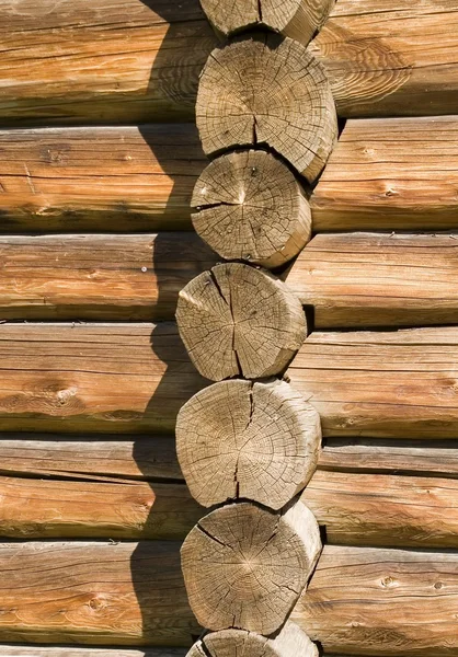 Старі timbered стіна — стокове фото