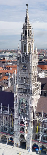 stock image Tower of new Town Hall, Munich