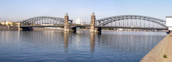 Grote ohta brug in Sint-petersburg — Stockfoto