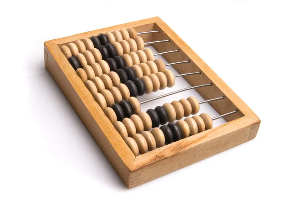 Abacus de madeira obsoleto — Fotografia de Stock