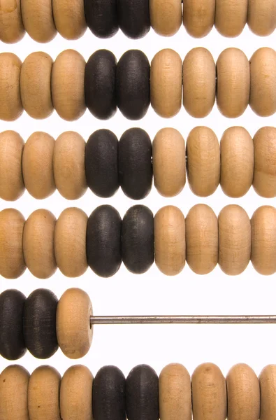Obsolete wooden abacus — Stock Photo, Image