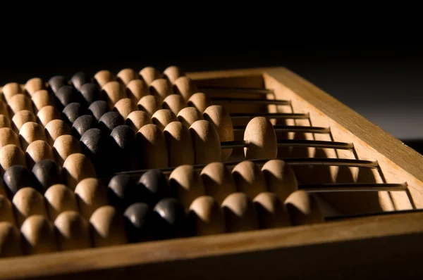Föråldrade trä abacus — Stockfoto
