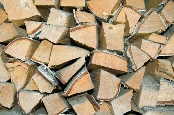 みじん切り薪のヒープ — ストック写真