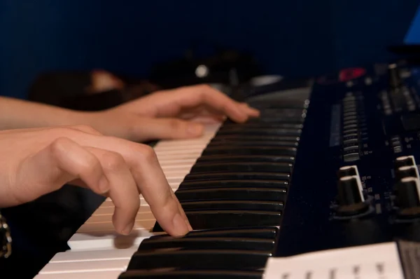 stock image Hands of the musician