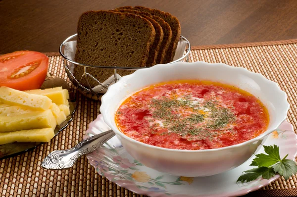 Wegetariańska zupa — Zdjęcie stockowe