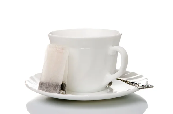 Weiße Teetasse — Stockfoto