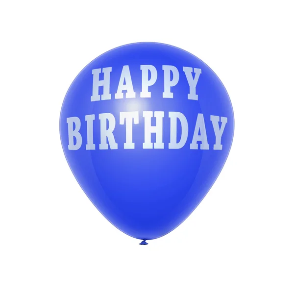 Zadowolony urodziny balon — Zdjęcie stockowe