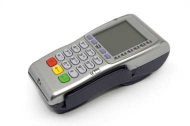 Wireless POS-terminal clipart