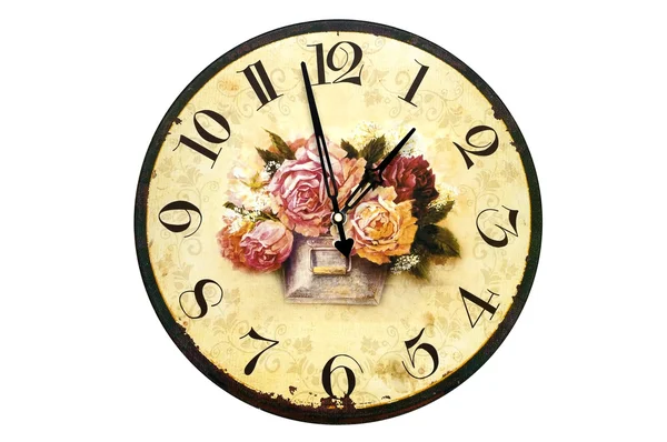 stock image Clock with roses