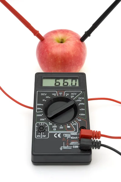 stock image Energy of red apple