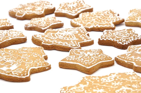 Set of gingerbread biscuits — Stock Photo, Image
