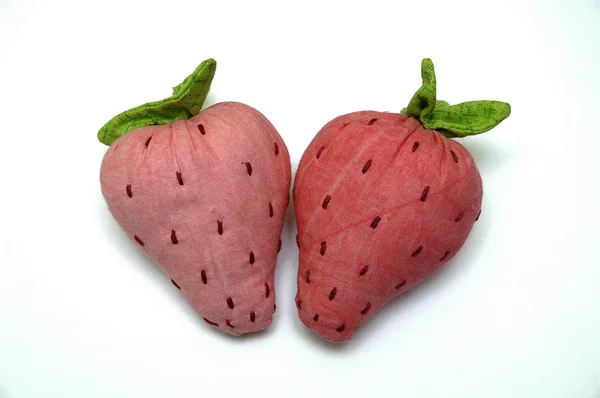 Plush strawberries — Stock Photo, Image
