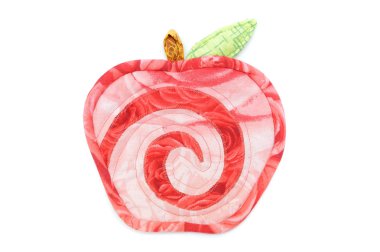 Patchwork apple clipart