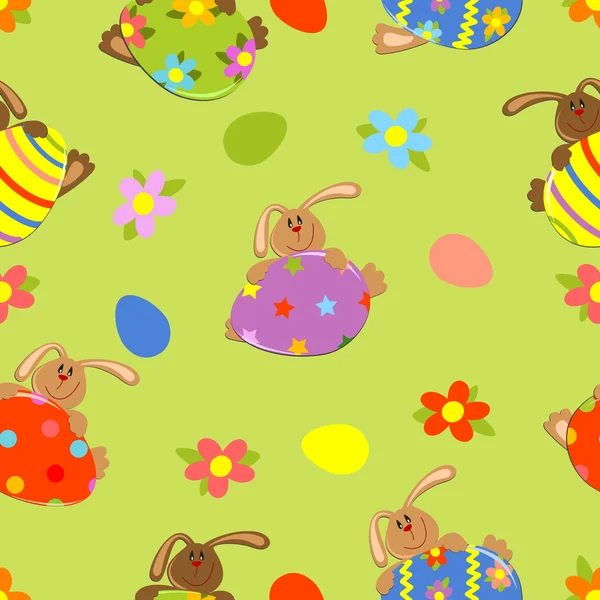 Seamless easter background — Stock Vector