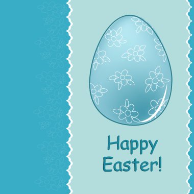 Easter greetings card clipart