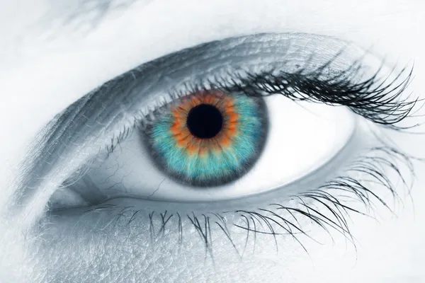 Ανθρώπινο μάτι. σουτ μακροεντολή — Φωτογραφία Αρχείου