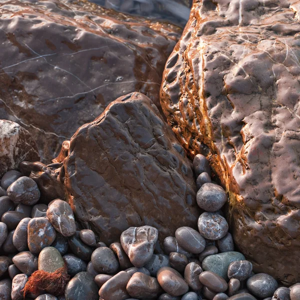 Stenen en steen textuur — Stockfoto