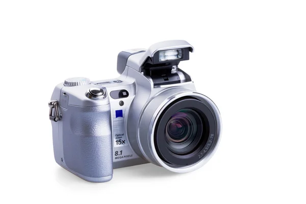 Digitální fotoaparát izolované na bílém — Stock fotografie