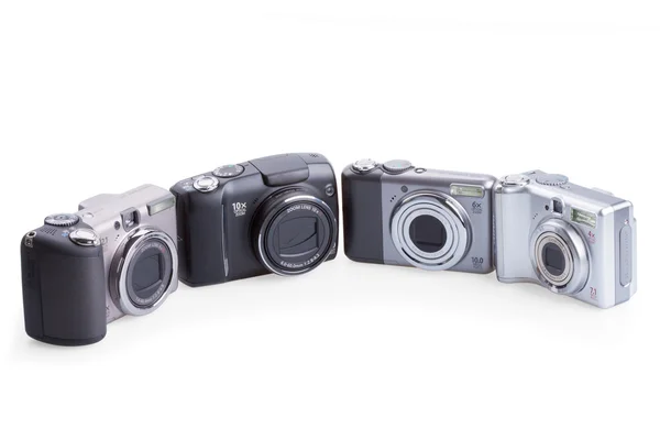 Digitální foto kamery izolované na bílém — Stock fotografie