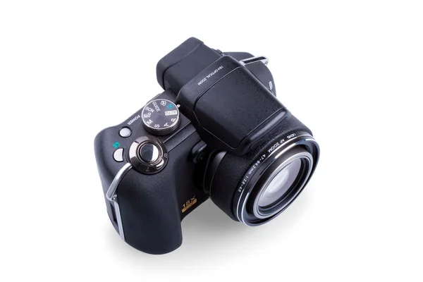 Digitalkamera isolerad på vit — Stockfoto