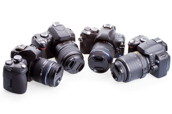 Digital Fotokameror isolerad på vit — Stockfoto