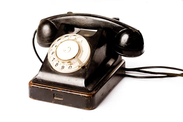 Oude klassieke telefoon Stockfoto