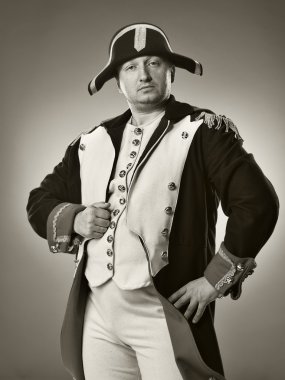 Studio shot of napoleon bonaparte, commi clipart