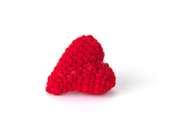 Srdce pletení - valentine — Stock fotografie