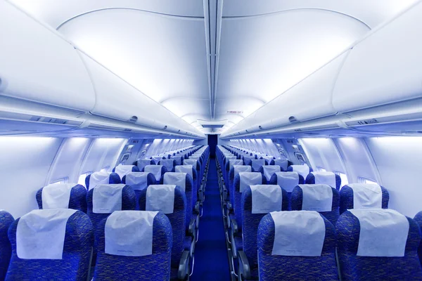 Boeing airplaine interior vacío —  Fotos de Stock
