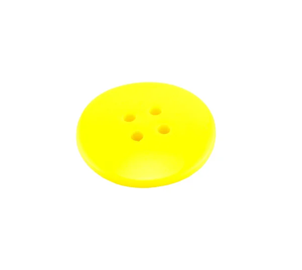 Botão amarelo — Fotografia de Stock
