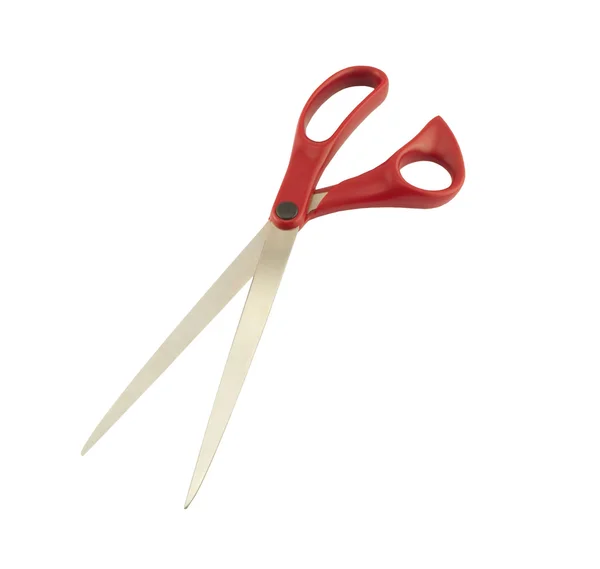 Красные ножницы — стоковое фото
