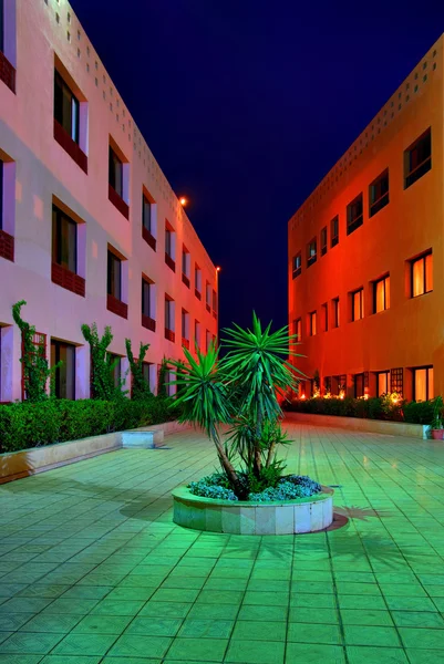Ägypten Resort in der Nacht — Stockfoto