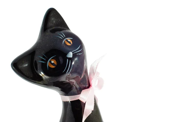 Łaski głowę posągu kot — Zdjęcie stockowe