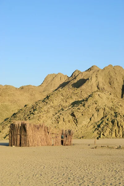 Бедуинская хижина — стоковое фото
