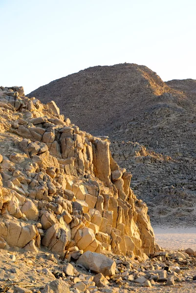 Egyptian rocky desert — Stock Photo, Image