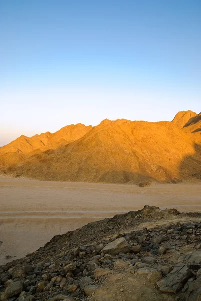 Egyptské skalnaté pouště — Stock fotografie
