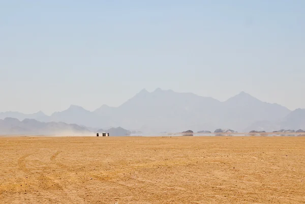 在沙漠中的海市蜃楼 免版税图库图片
