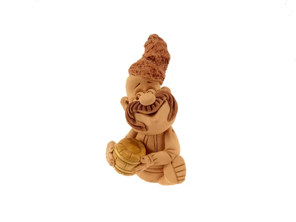 Ceramic figurine man — Stok fotoğraf