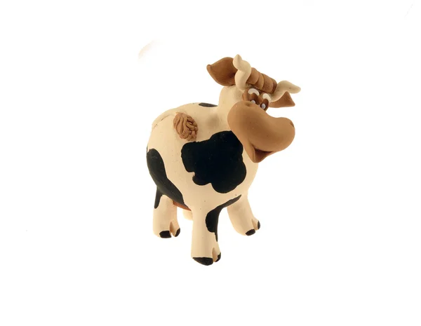 Керамическая корова — стоковое фото