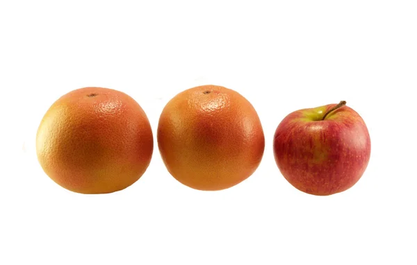 Pomelo y manzana —  Fotos de Stock