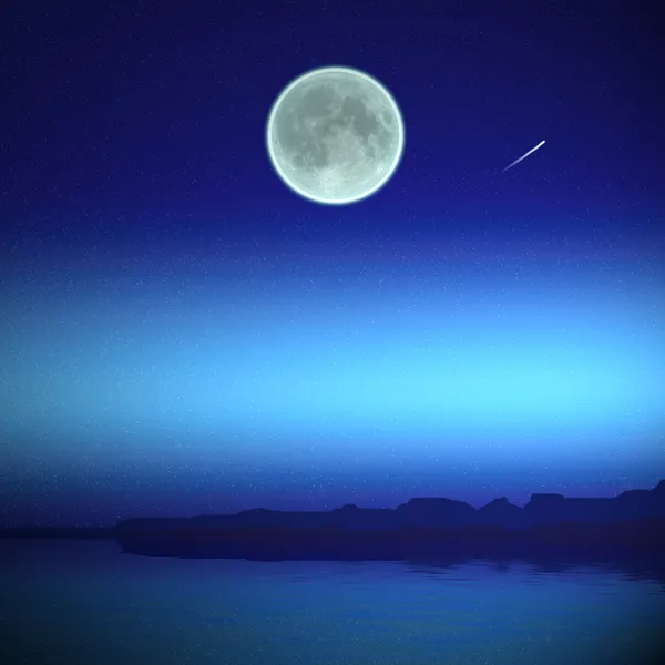 Streszczenie księżyc — Zdjęcie stockowe