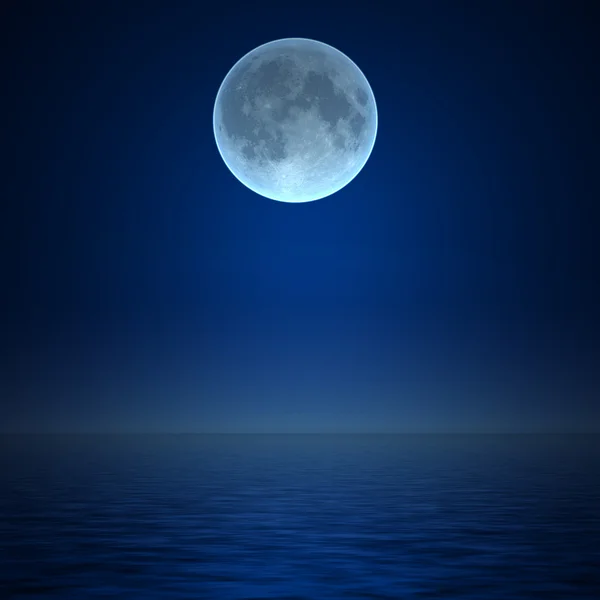 Αφηρημένη φεγγάρι στον ουρανό — Φωτογραφία Αρχείου