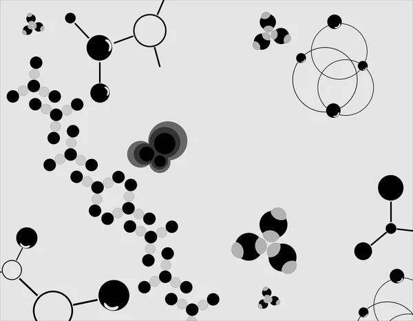 Molecule icons — Stockfoto